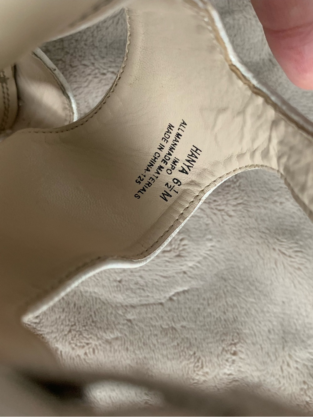 Ivory Textured Slingback Heels - Picture 4 of 4